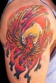 Iphethini le-tattoo le-phoenix enhle