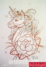 ib hom nrov tshaj plaws hauv unicorn tattoo li