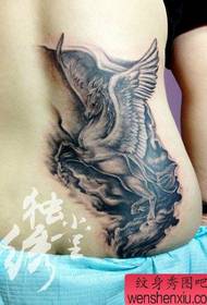 Midja klassiskt snygg Tianma tatuering mönster