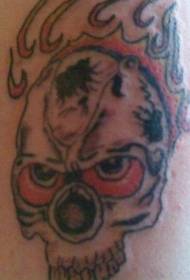 Morte 火焰 modello del tatuaggio in fiamme