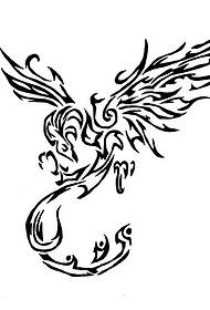 Kyawawan rubutun Phoenix totem rubuce-rubuce 149463-Phoenix Tattoo Manuscript Tsarin rubutu