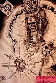un manoscritto delicato per tatuaggi