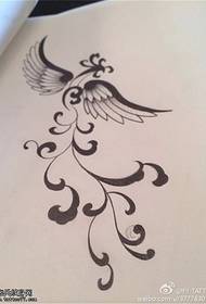 totem phoenix tattoo muundo wa maandishi