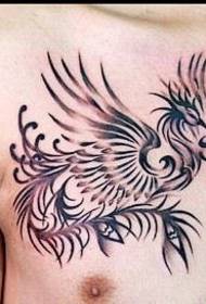 pattern: chest phoenix tattoo pattern picture