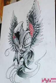 European Death God Tattoo Manuscript Picture