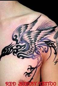 Gailearaí Tattoo 520: patrún tatú an fhionnuisce cófra