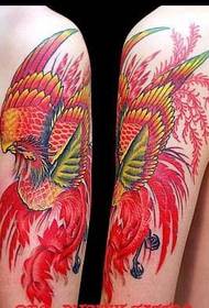 Tattoo 520 Gallery: Afbeelding met groot gewapend Phoenix tattoo-patroon