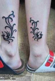 kruro fenikso totem tatuaje ŝablono
