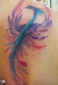 modello tatuaggio spalla fenice