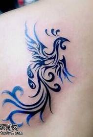 Little Phoenix Totem Tattoo Pattern