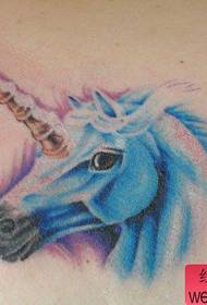 qaabka loo yaqaan 'unicorn tattoo tattoo' oo caan ku ah garbaha gabdhaha