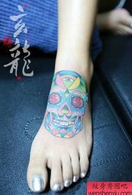 Girls' instep popular beautiful European and American tattoo designs