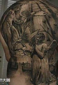 Patrón de tatuaje de Angel