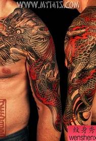 sjal dragon tatuering mönster: en super dominerande sjal Dragon tatuering mönster