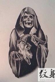Manoscritto del tatuaggio della morte oscura