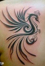 mfano wa tattoo ya bega phoenix