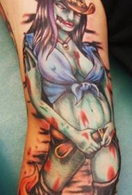 Zombie Cowgirl's Tattoo