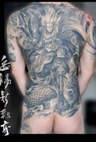 доминантна личност на Erlang God слика за тетоважа