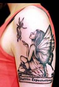 Tatuaggio professionale: Arm Elf Tattoo Pattern Picture