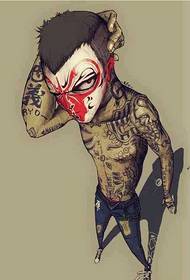 foto personalizzata del modello del tatuaggio di Sun Wukong