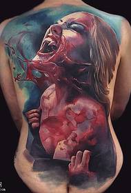 i-back horror devil tattoo iphethini