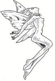 слика на ангелска тетоважа