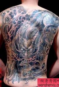 modello di tatuaggio unicorno schiena favorita maschio preferito
