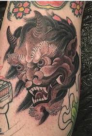 Татуировка с изображением льва