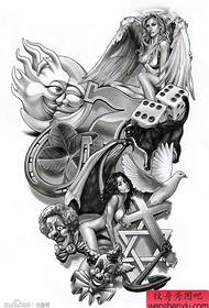pop álainn patrún tattoo álainn aingeal