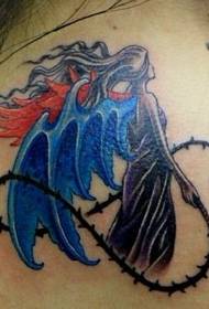 Angel Tattoo Muster: Hals Faarf Angel Wings Tattoo Muster Tattoo Bild