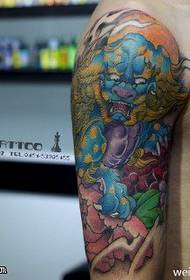 ຮູບແບບ Tattoo Don Lion ຂອງ Tang