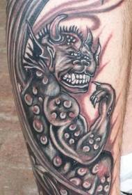 tatupatu divertente pattern di tatuaggi di mostru di gocce