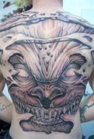 Däiwel Tattoo Einfach Varietéit schwaarz gro Tattoo Sting Trick Big Devil Tattoo Muster