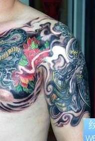 Halbrüstung Tattoo Muster