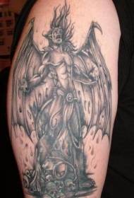 ramena siva krilata tetovaža princa princa