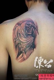 Vzor tetování chlapce - vzor tetování zpět smrti