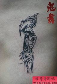 modello di tatuaggio di morte totem cool vita laterale maschile