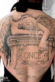 Back Angel Tattoo Pattern