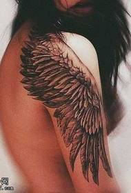 Pattern ng Big Arm Angel Tattoo