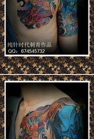 un modello tatuaggio maschile semi-unicorno preferito