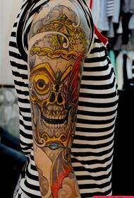 Patrón de tatuaje: súper genial súper guapo súper hermoso gran brazo bala tatuaje patrón boutique