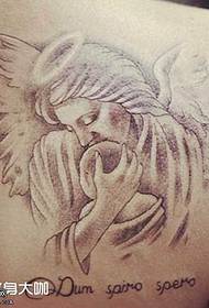 Back Angel Tattoo Pattern