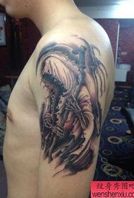 Heren Arm Classic Death Tattoo-patroon