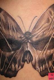 fjäril tatuering mönster