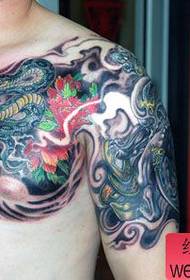 manlike halfwapen tatoeëermerk prentjie 152352 - Big Arm Color Tattoo Patroon