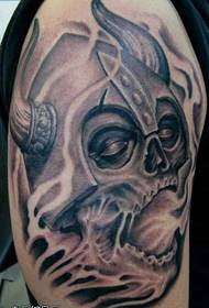 arm mad demon tattoo patroon