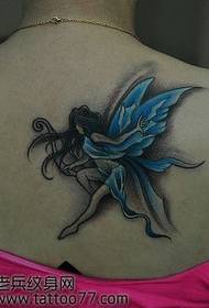 beautiful back beautiful fairy tattoo pattern