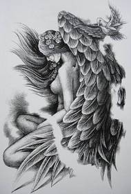 ፋሽን መልአክ ታርታ የእጅ ጽሑፍ