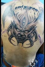 Patrón de tatuaxe de Satanás