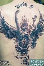zemërim modeli i tatuazheve engjëll